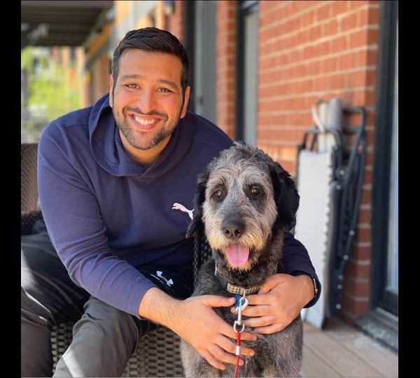 Kush Khuarana - dog trainer with Teddy Kush Khurana with Teddy