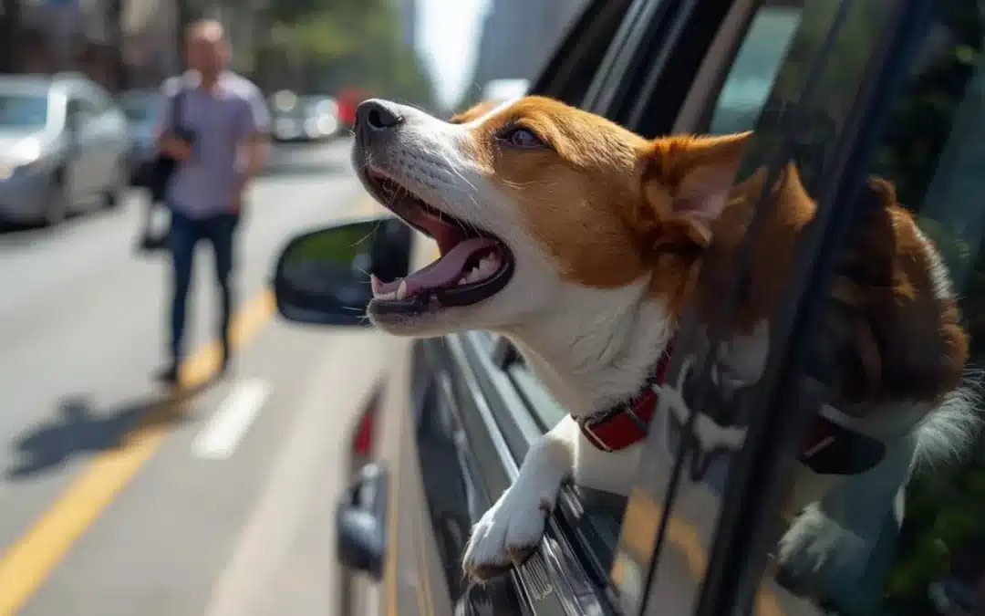 How to Stop a Dog from Barking in the Car or at Passersby