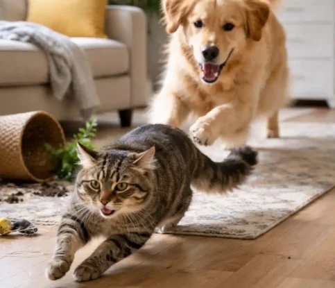 How to Stop Your Dog From Chasing the Cat: A Complete Guide for Multi-Pet Households