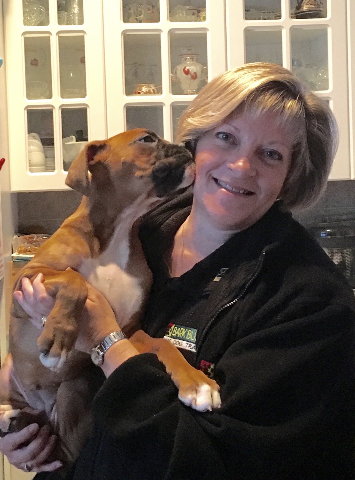 Carol Guy - Edmonton Dog Trainer with puppy