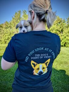 Kyli Horton Bark Busters York Region Corgi puppy